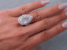11.07CTW PEAR SHAPE DIAMOND ENGAGEMENT RING FLASHY LOW PRICE!