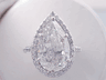 11.07CTW PEAR SHAPE DIAMOND ENGAGEMENT RING FLASHY LOW PRICE!