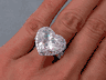 11.10 CTW HEART SHAPE DIAMOND ENGAGEMENT RING H SI2