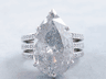 11.50 CTW PEAR SHAPE DIAMOND ENGAGEMENT RING G I1-2