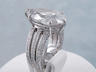 11.50 CTW PEAR SHAPE DIAMOND ENGAGEMENT RING G I1-2