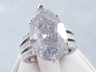 11.50 CTW PEAR SHAPE DIAMOND ENGAGEMENT RING G I1-2