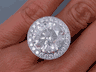 11.88 CTW ROUND CUT DIAMOND ENGAGEMENT RING G SI3