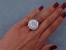 11.88 CTW ROUND CUT DIAMOND ENGAGEMENT RING G SI3