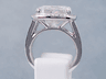 13.38 CTW CUSHION CUT DIAMOND ENGAGEMENT RING H I1-I2