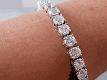 14 CTW DIAMOND TENNIS BRACELET LAB GROWN DIAMONDS 