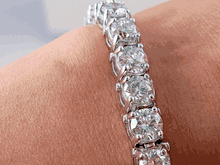 19 CTW DIAMOND TENNIS BRACELET LAB GROWN DIAMONDS