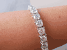 19 CTW DIAMOND TENNIS BRACELET LAB GROWN DIAMONDS