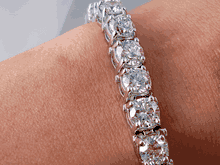 19 CTW DIAMOND TENNIS BRACELET LAB GROWN DIAMONDS 