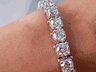 19 CTW DIAMOND TENNIS BRACELET LAB GROWN DIAMONDS 
