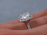 2.00 CTW CUSHION CUT DIAMOND ENGAGEMENT RING H SI1
