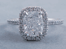 2.00 CTW CUSHION CUT DIAMOND WEDDING RING SET (Includes a Matching Wedding Ring) 