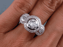 2.00 CTW ROUND CUT DIAMOND ENGAGEMENT RING G  SI3