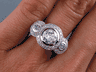 2.00 CTW ROUND CUT DIAMOND ENGAGEMENT RING G  SI3
