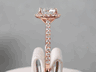  2.00 CTW ROUND CUT LAB GROWN DIAMOND ENGAGEMENT RING F I1