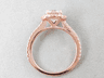  2.00 CTW ROUND CUT LAB GROWN DIAMOND ENGAGEMENT RING F I1