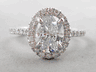 2.01 CTW OVAL CUT LAB GROWN DIAMOND ENGAGEMENT RING D VS2