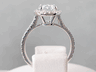2.01 CTW OVAL CUT LAB GROWN DIAMOND ENGAGEMENT RING D VS2