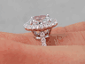 2.01 CTW OVAL CUT LAB GROWN DIAMOND ENGAGEMENT RING D VS2