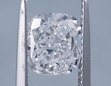 2.02 CARATS CUSHION CUT LAB GROWN DIAMOND D SI2