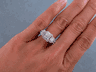 2.02 CTW RADIANT CUT DIAMOND ENGAGEMENT RING G SI1