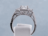 2.02 CTW RADIANT CUT DIAMOND ENGAGEMENT RING G SI1