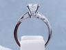 2.02 CTW ROUND CUT DIAMOND ENGAGEMENT RING H SI1
