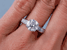 2.02 CTW ROUND CUT DIAMOND ENGAGEMENT RING H SI1