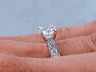 2.02 CTW ROUND CUT DIAMOND ENGAGEMENT RING H SI1