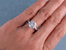 2.03 CT ROUND CUT DIAMOND SOLITAIRE ENGAGEMENT RING
