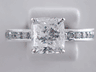 2.04 CTW CUSHION CUT DIAMOND ENGAGEMENT RING G SI2