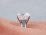 2.04 CTW CUSHION CUT DIAMOND ENGAGEMENT RING G SI2