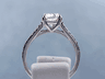 2.07 CTW CUSHION CUT DIAMOND ENGAGEMENT RING H SI2