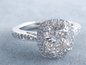 2.07 CTW CUSHION CUT DIAMOND ENGAGEMENT RING I SI1