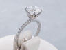 2.07 CTW CUSHION CUT LAB GROWN DIAMOND ENGAGEMENT RING G SI2 LOW PRICE!