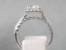 2.08 CTW CUSHION CUT LAB GROWN DIAMOND ENGAGEMENT RING D SI2
