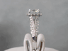 2.08 CTW CUSHION CUT LAB GROWN DIAMOND ENGAGEMENT RING D SI2