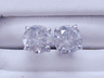2.09 CTW ROUND BRILLIANT DIAMOND STUD EARRINGS G I1 b
