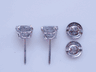 2.10 CTW ROUND BRILLIANT DIAMOND STUD EARRINGS G I2