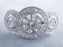 2.11 CTW ROUND CUT DIAMOND ENGAGEMENT RING D SI2
