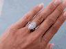 2.12 CTW MARQUISE CUT DIAMOND ENGAGEMENT RING G/SI1 