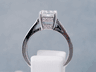 2.12 CTW RADIANT CUT DIAMOND ENGAGEMENT RING G SI2