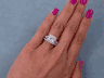 2.15 CTW PRINCESS CUT DIAMOND WEDDING RING SET H SI1 (Includes a Matching Wedding Ring) 