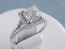 2.15 CTW PRINCESS CUT DIAMOND WEDDING RING SET H SI1 (Includes a Matching Wedding Ring) 
