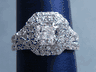 2.15 CTW RADIANT CUT DIAMOND WEDDING RING SET G-SI1 (Includes a Matching Wedding Ring)