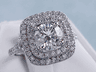 2.18 CTW ROUND CUT DIAMOND ENGAGEMENT RING G SI2