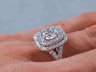 2.18 CTW ROUND CUT DIAMOND ENGAGEMENT RING G SI2
