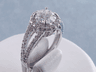 2.20 CTW ROUND CUT DIAMOND ENGAGEMENT RING D SI2