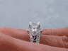 2.23 CTW RADIANT CUT DIAMOND ENGAGEMENT RING G SI2