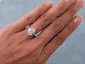 2.25 CTW PEAR SHAPE DIAMOND ENGAGEMENT RING G/SI2 